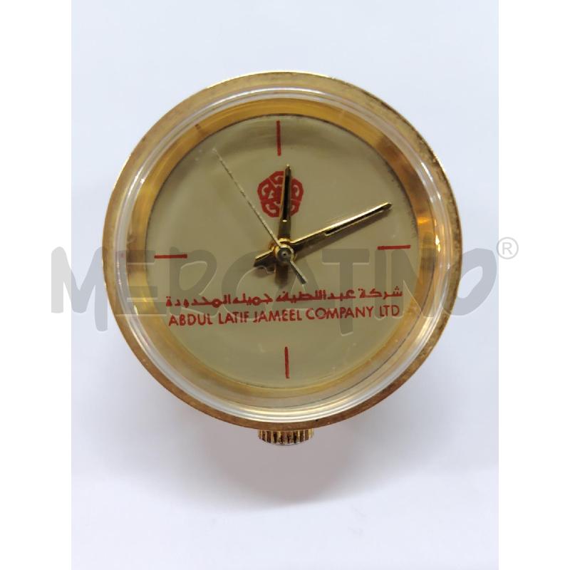 OROLOGIO DA SCRIVANIA TUBOLARE OTTONE OBLIQUO AUTOMATICO FUNZIONANTE   | Mercatino dell'Usato Manduria 2