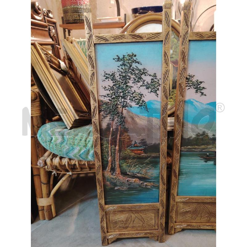 PANNELLI PZ 4 QUADRI ORIENTALI EX SEPARÈ CORNICE DORATO | Mercatino dell'Usato Manduria 2