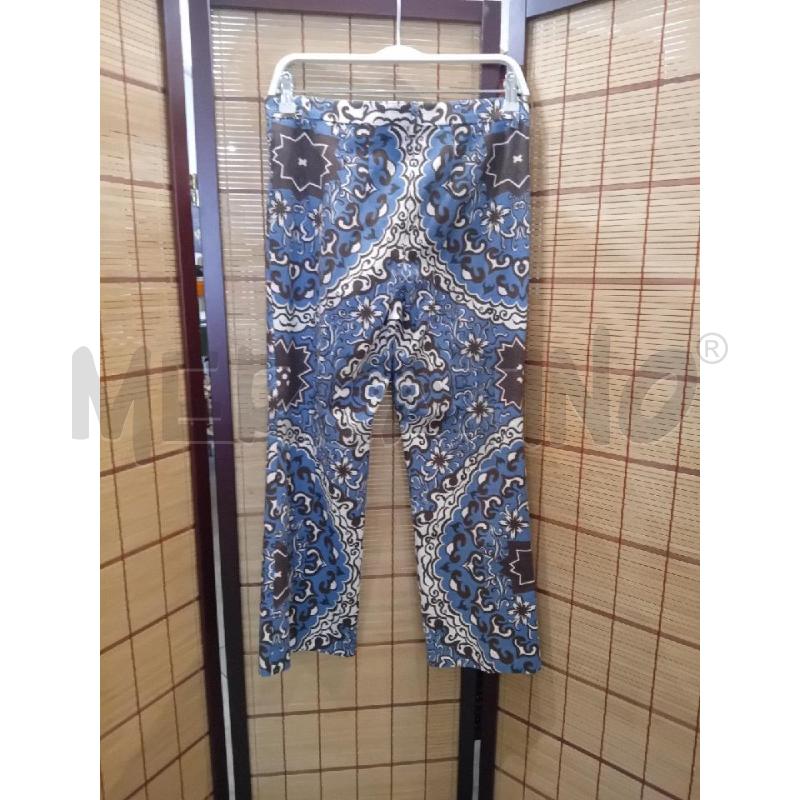 PANTALONE DONNA 'S MAX MARA CELESTE MARRONE BIANCO | Mercatino dell'Usato Manduria 2