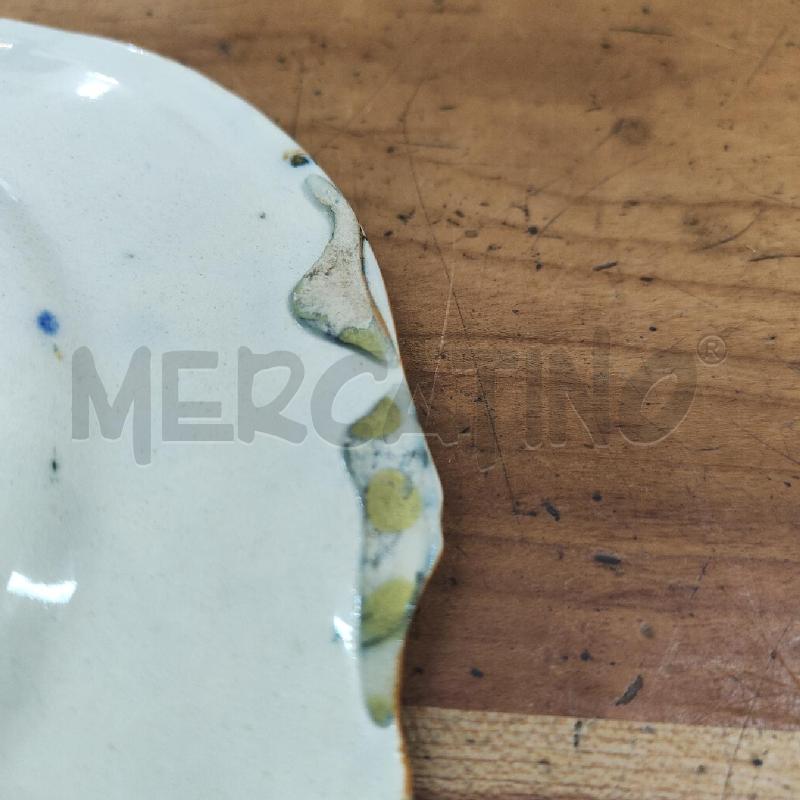 PIATTINO MANNUCCI E BOLZONETTI FABRIANO FIORI 18 CM | Mercatino dell'Usato Manduria 4