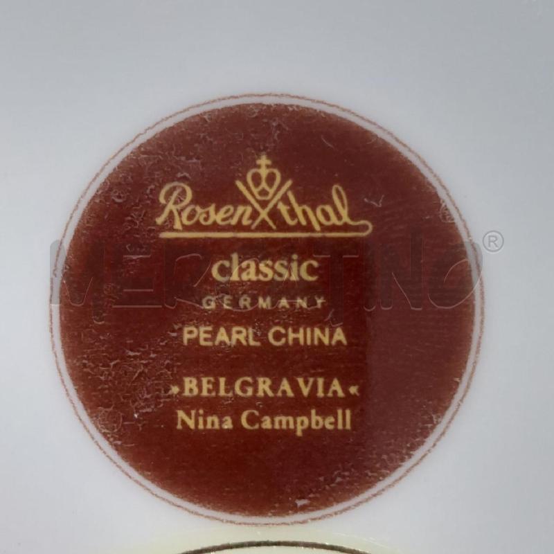 PIATTINO PORCELLANA ROSENTHAL BELGRAVIA 14X14 CIRCA | Mercatino dell'Usato Manduria 5