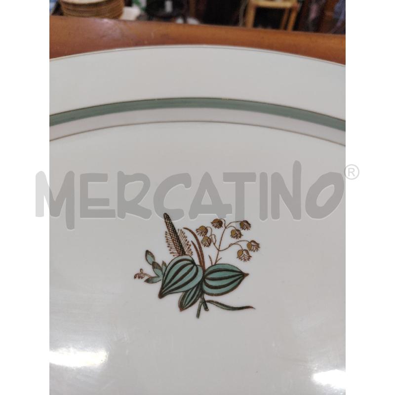 PIATTO PORTATA ROYAL COPENHAGEN QUAKING GRASS 9592 46X34.5 CM | Mercatino dell'Usato Manduria 4