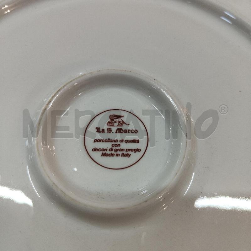 PIATTO TORTA LA S. MARCO DEC FLOREALE PORCELLANA | Mercatino dell'Usato Manduria 4