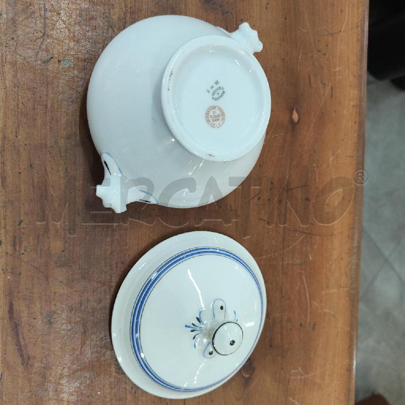 PICCOLA LEGUMIERA PORCELLANA RICHARD GINORI GIRO BLU | Mercatino dell'Usato Manduria 5