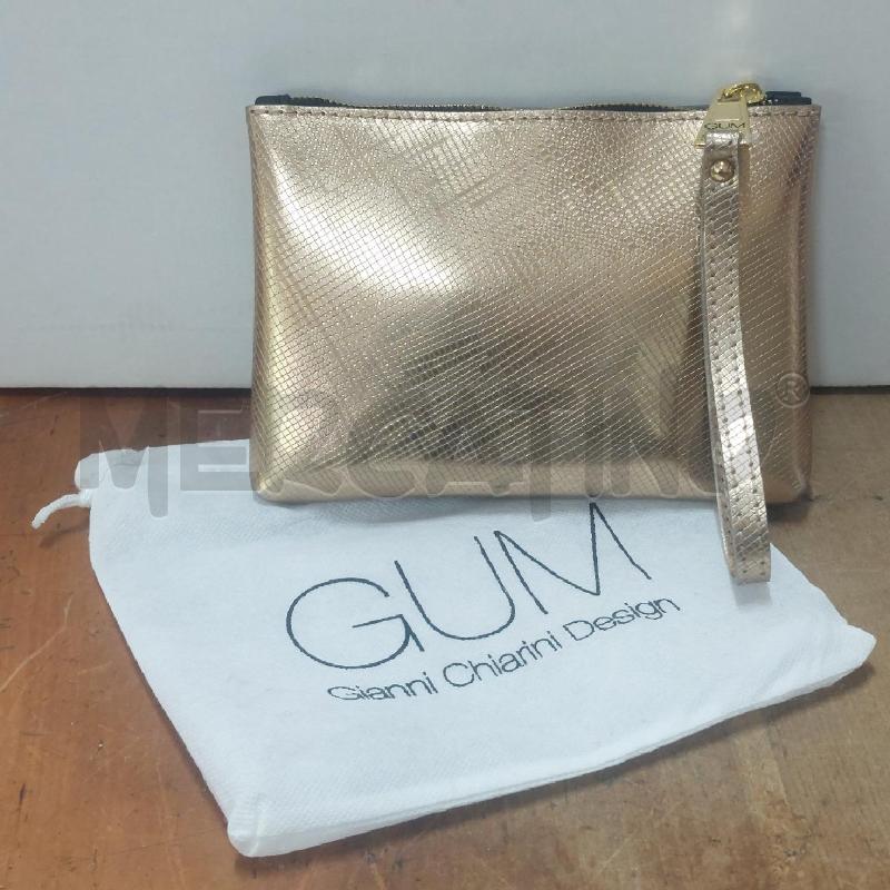 POCHETTE GUM GIANNI CHIARINI DORATA | Mercatino dell'Usato Manduria 1