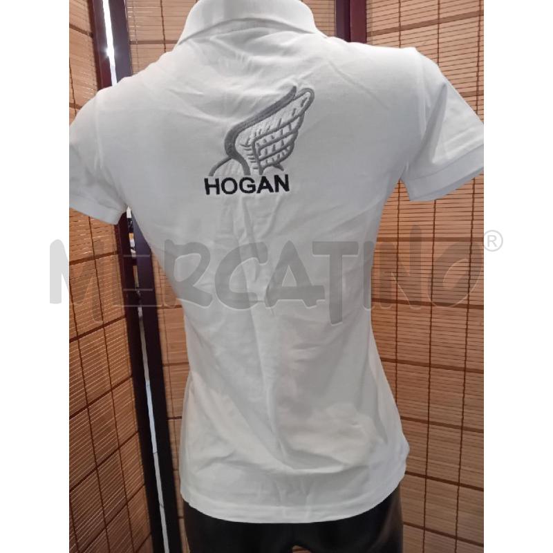 POLO DONNA XL HOGAN BIANCA ALI RETRO  | Mercatino dell'Usato Manduria 3
