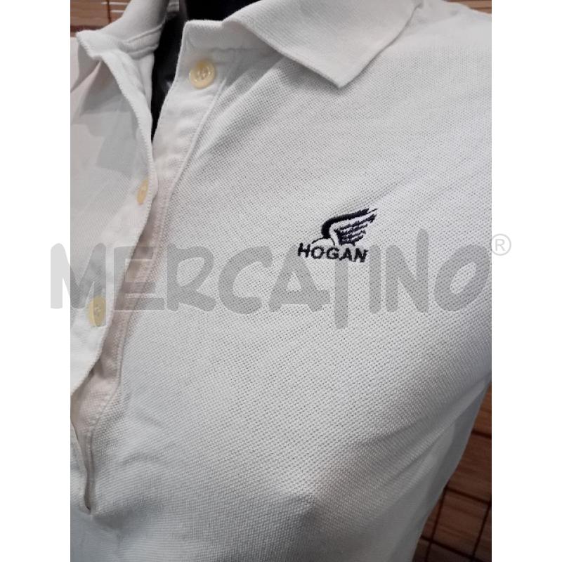 POLO DONNA XL HOGAN BIANCA ALI RETRO  | Mercatino dell'Usato Manduria 4