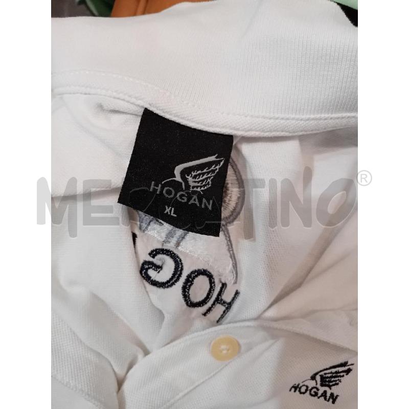 POLO DONNA XL HOGAN BIANCA ALI RETRO  | Mercatino dell'Usato Manduria 5