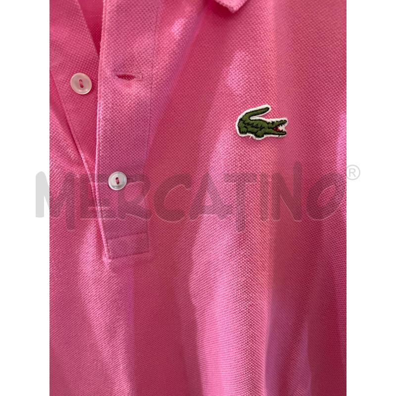 POLO UOMO 42 CHEMISE LACOSTE ROSA SCURO | Mercatino dell'Usato Manduria 1