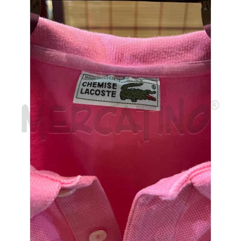 POLO UOMO 42 CHEMISE LACOSTE ROSA SCURO | Mercatino dell'Usato Manduria 2