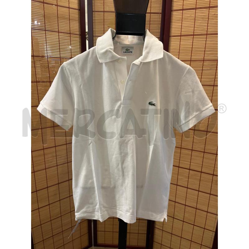 POLO UOMO S LACOSTE BIANCA | Mercatino dell'Usato Manduria 1