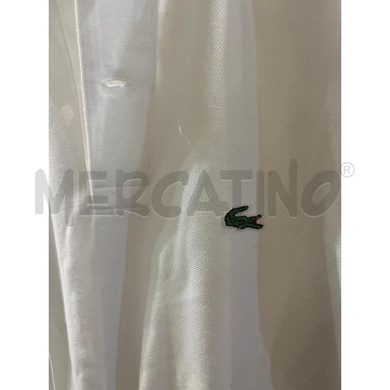 POLO UOMO S LACOSTE BIANCA | Mercatino dell'Usato Manduria 3