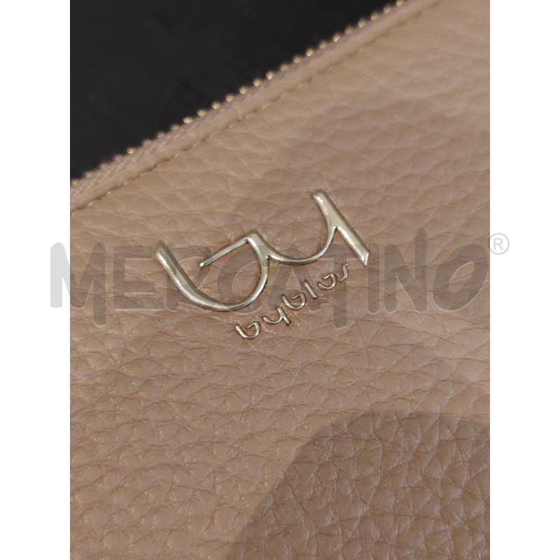 PORTA FOGLIO BLU BY BYBLOS BEIGE DETT DORATI CON SCATOLA | Mercatino dell'Usato Manduria 5