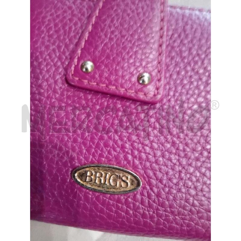 PORTA FOGLIO BRIC'S PELLE VIOLA | Mercatino dell'Usato Manduria 3