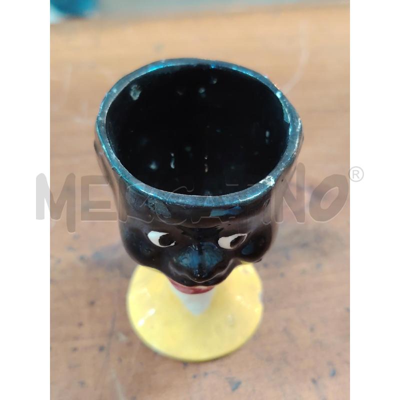 PORTA UOVO CERAMICA UOMO AFRICANO MID CENTURY DANN | Mercatino dell'Usato Manduria 2