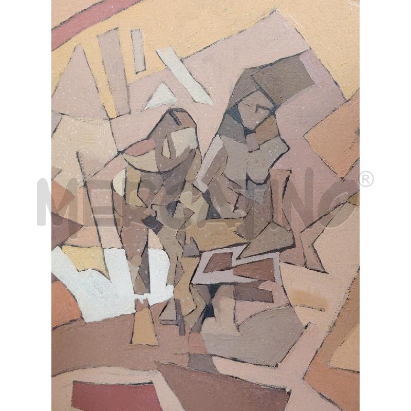 QUADRO SANGIOVANNI MARIO LE BAGNANTI ASTRATTO  | Mercatino dell'Usato Manduria 3
