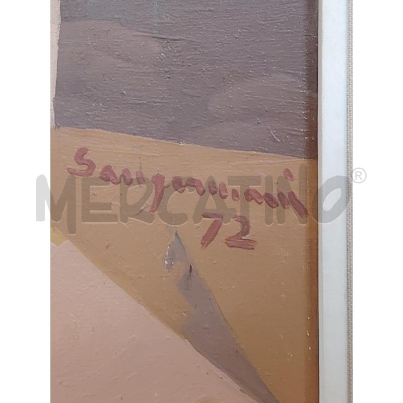 QUADRO SANGIOVANNI MARIO NUDO E PIANTE ASTRATTO | Mercatino dell'Usato Manduria 4