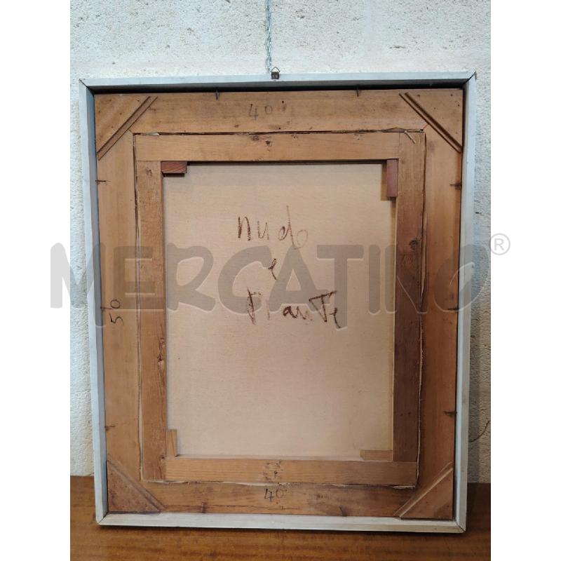 QUADRO SANGIOVANNI MARIO NUDO E PIANTE ASTRATTO | Mercatino dell'Usato Manduria 5