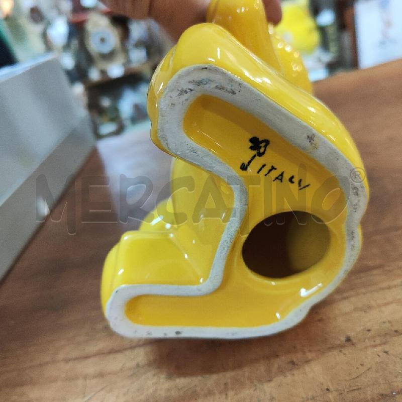 SALVADANAIO MID CENTURY IL QUADRIFOGLIO ITALY ORSETTO GIALLO | Mercatino dell'Usato Manduria 5