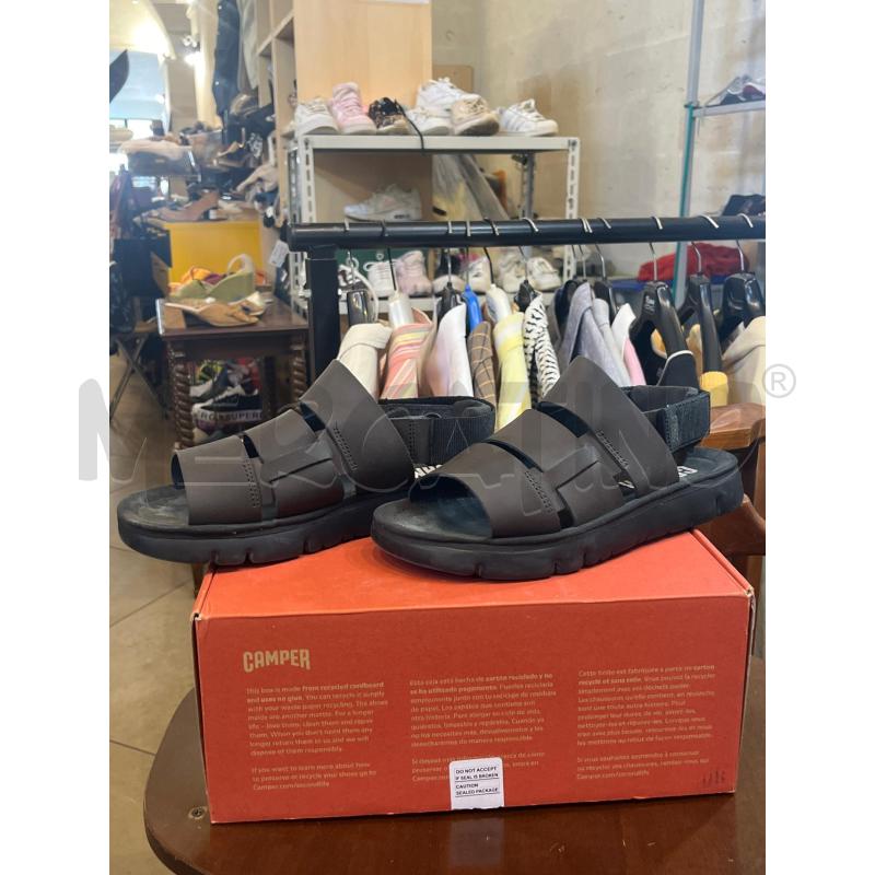 SANDALI DONNA 40 CAMPER PELLE GRIGIO SCURO  | Mercatino dell'Usato Manduria 5