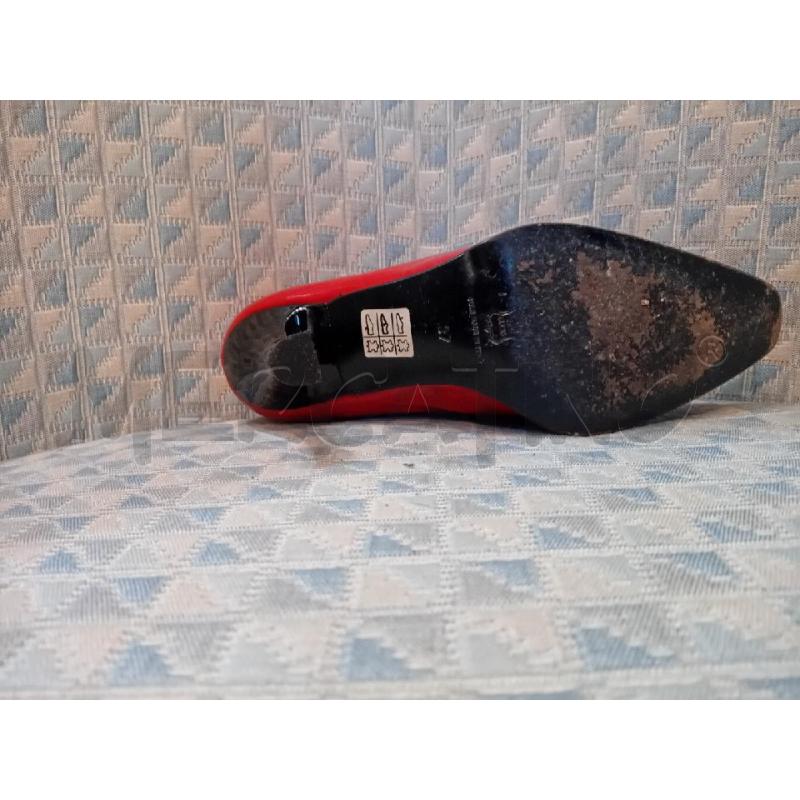 SCARPE DONNA 37 GIANFRANCO FERRÈ VERNICE ROSSA TACCO  | Mercatino dell'Usato Manduria 5