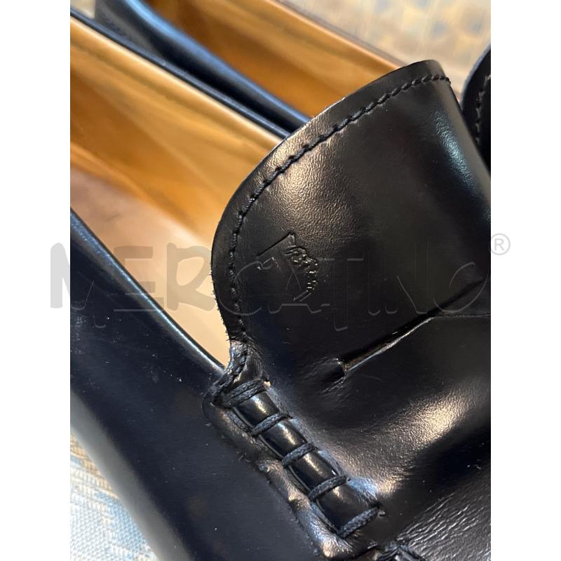 SCARPE UOMO 40.5 TOD'S MOCASSINI NERI PELLE  | Mercatino dell'Usato Manduria 2