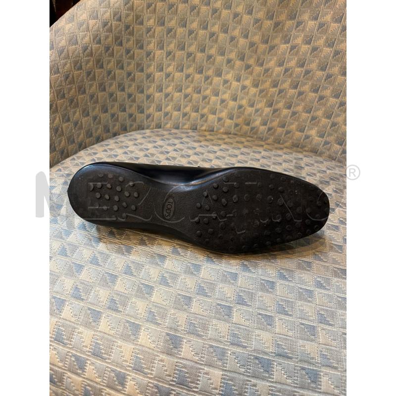 SCARPE UOMO 40.5 TOD'S MOCASSINI NERI PELLE  | Mercatino dell'Usato Manduria 4