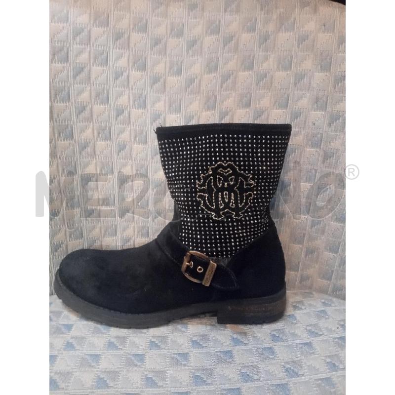 SCARPONCINI DONNA 37 PELLE SCAMOSCIATI NERI STRASS | Mercatino dell'Usato Manduria 2
