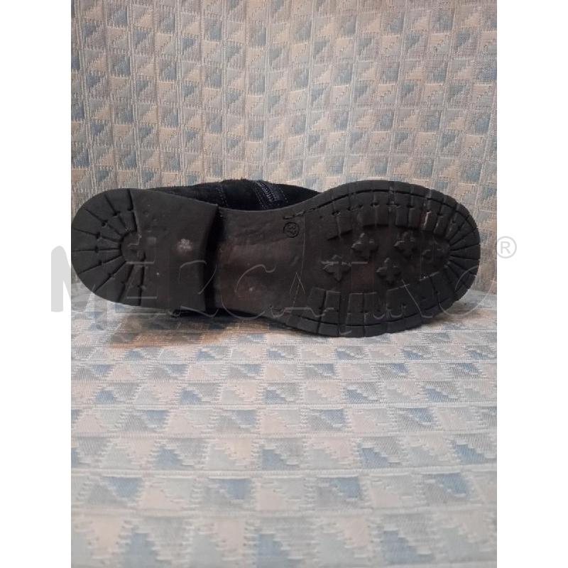 SCARPONCINI DONNA 37 PELLE SCAMOSCIATI NERI STRASS | Mercatino dell'Usato Manduria 4