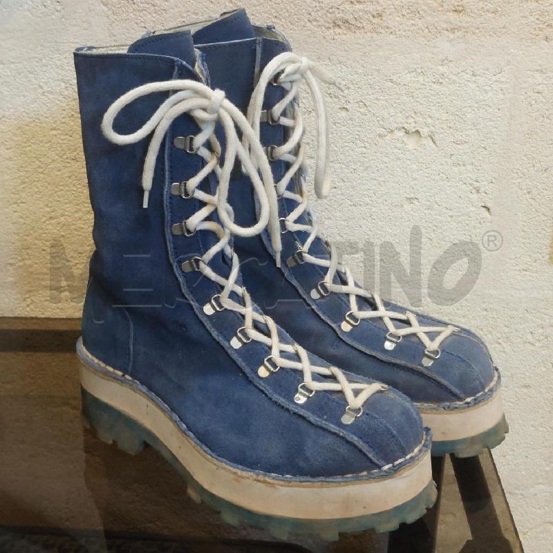 SCARPONI UOMO 44 FLY LONDON CLUB KID '90 TECHNO AZZURRE | Mercatino dell'Usato Manduria 1