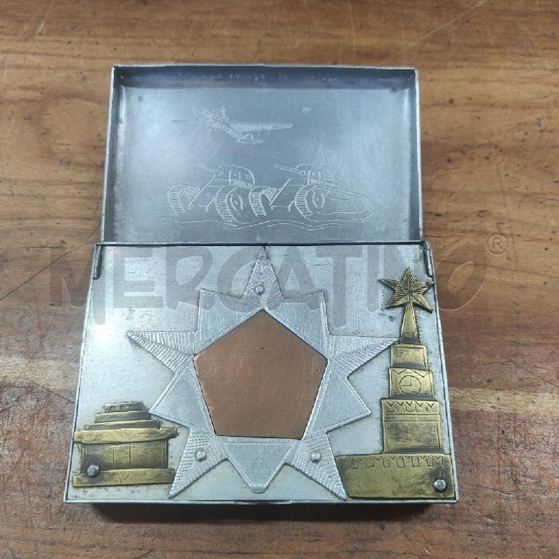 SCATOLA PORTA SIGARETTE RUSSA URSS 1944 GUERRA SOVIATICO | Mercatino dell'Usato Manduria 1