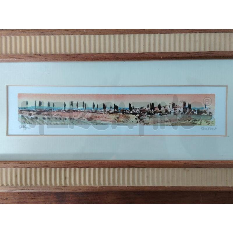 SERIGRAFIA MASSIMO PANTANI PAESAGGIO ALBERATO | Mercatino dell'Usato Manduria 2