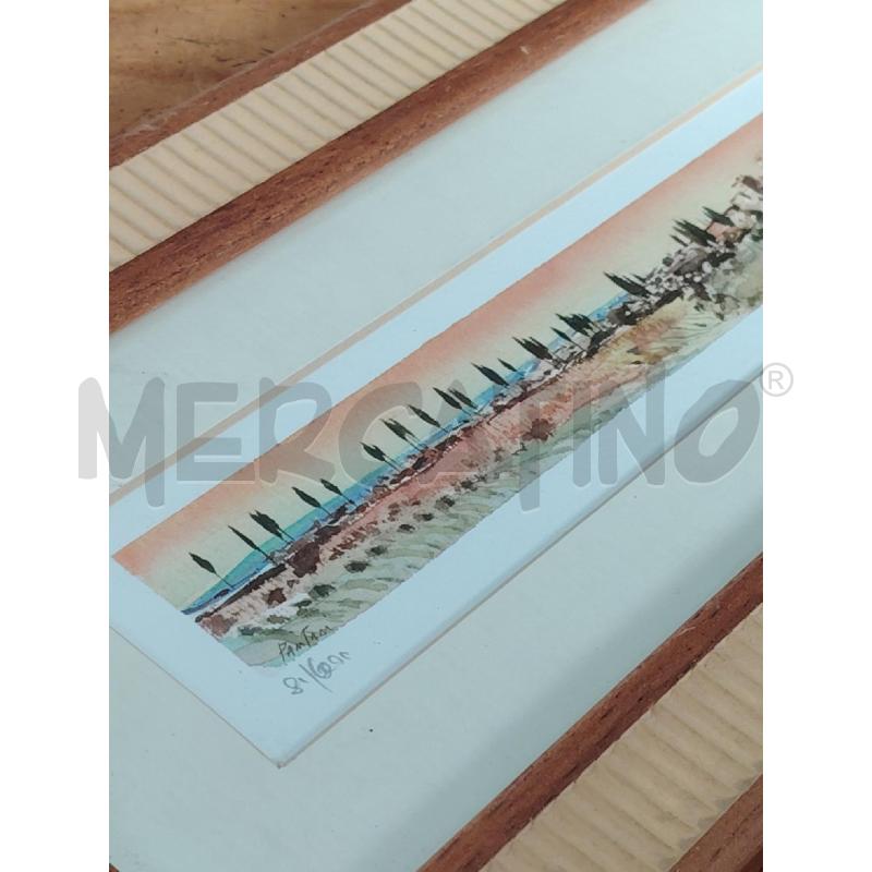 SERIGRAFIA MASSIMO PANTANI PAESAGGIO ALBERATO | Mercatino dell'Usato Manduria 4
