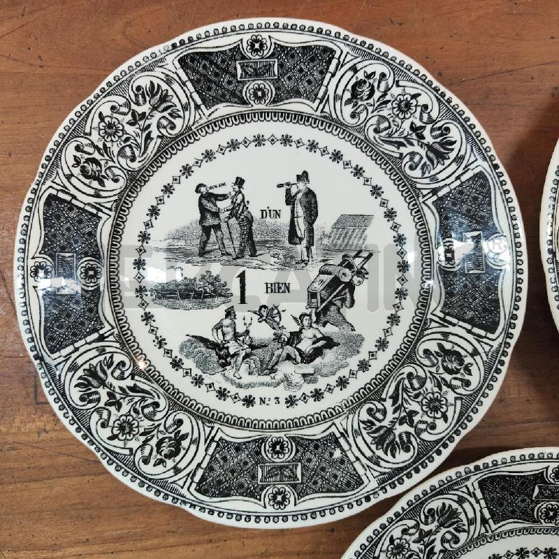 SET 3 PIATTI REBUS GIEN FRANCE EPOCA  | Mercatino dell'Usato Manduria 2