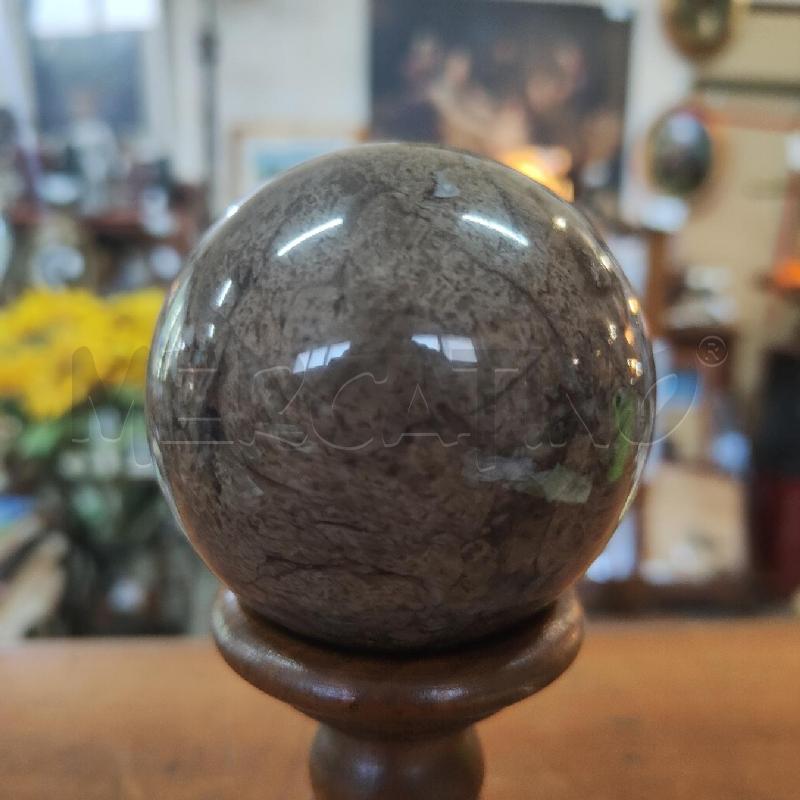 SFERA MARMO CON SUPPORTO LEGNO  | Mercatino dell'Usato Manduria 2