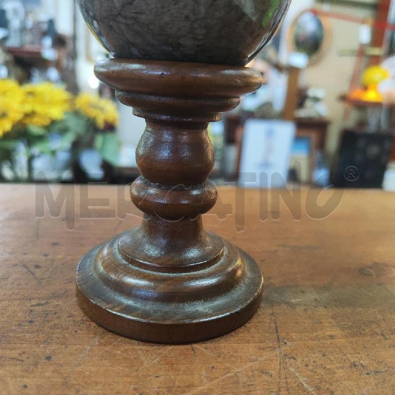 SFERA MARMO CON SUPPORTO LEGNO  | Mercatino dell'Usato Manduria 3