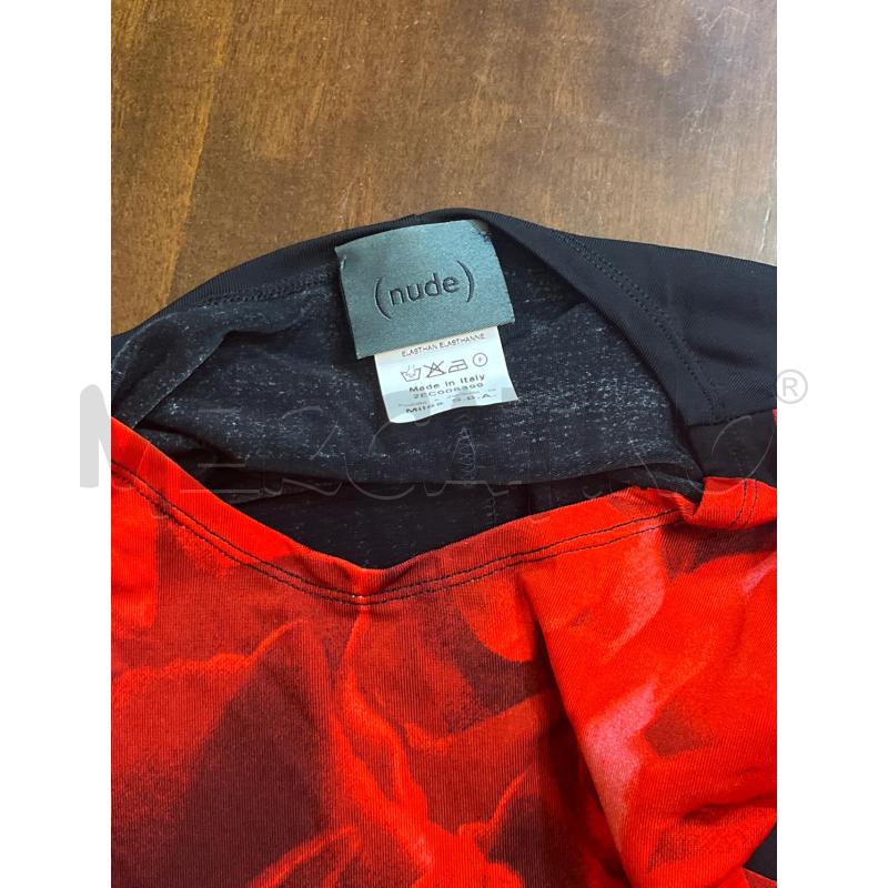 SMANICATO DONNA 48 NUDE NERO ROSE ROSSE | Mercatino dell'Usato Manduria 4