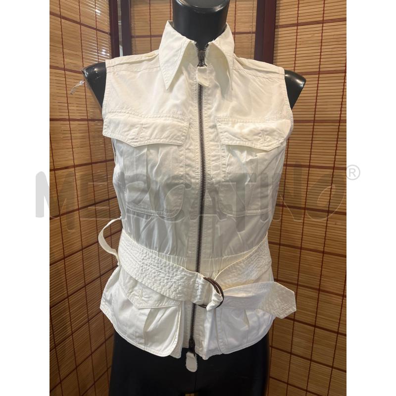 SMANICATO DONNA JEAN PAUL GAULTIER BIANCO CINTURA  | Mercatino dell'Usato Manduria 1