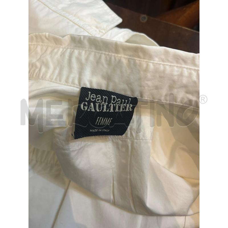 SMANICATO DONNA JEAN PAUL GAULTIER BIANCO CINTURA  | Mercatino dell'Usato Manduria 5