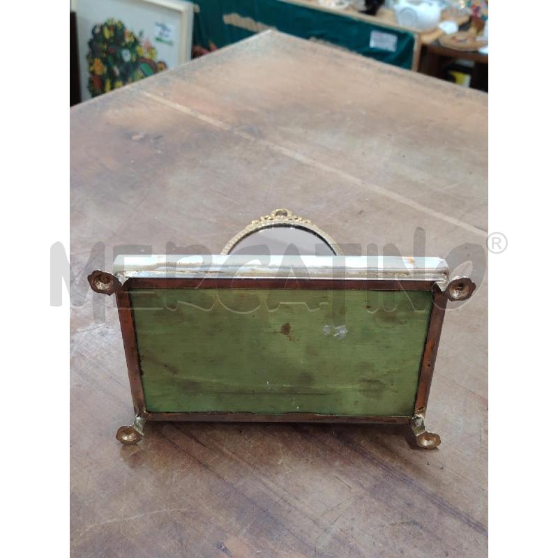 SPECCHIO OTTONE BASE ONICE  | Mercatino dell'Usato Manduria 5
