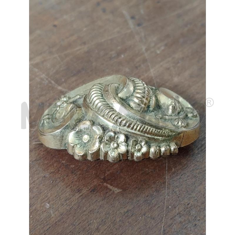 SPILLA EPOCA VITTORIANA METALLO PLACCATO DORATO | Mercatino dell'Usato Manduria 4