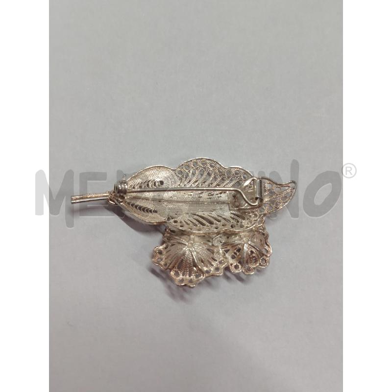 SPILLA FILIGRANA FIORELLINI ARG | Mercatino dell'Usato Manduria 4