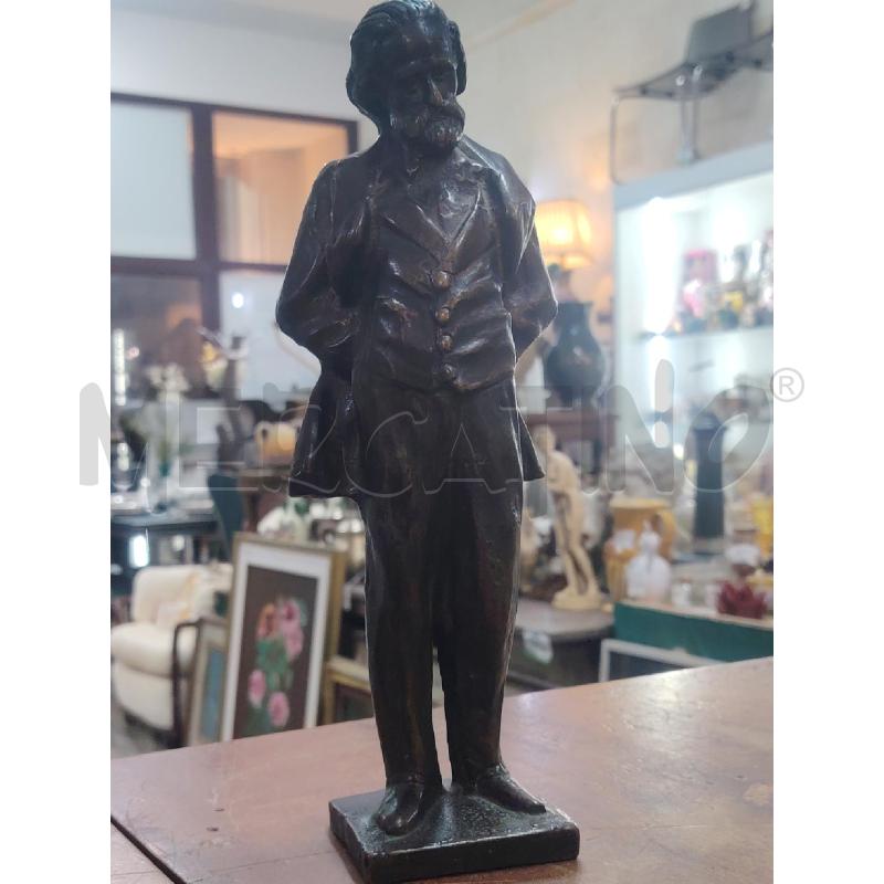 STATUA BRONZO GIUSEPPE VERDI 28CM  | Mercatino dell'Usato Manduria 1