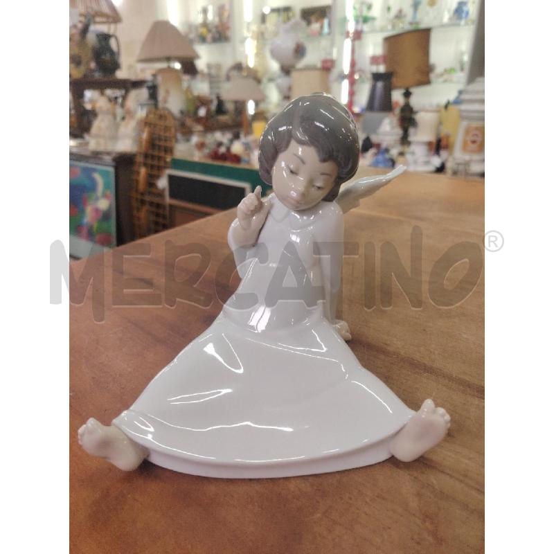 STATUETTA LLADRO CHERUB WONDERING PORCELLANA  | Mercatino dell'Usato Manduria 1