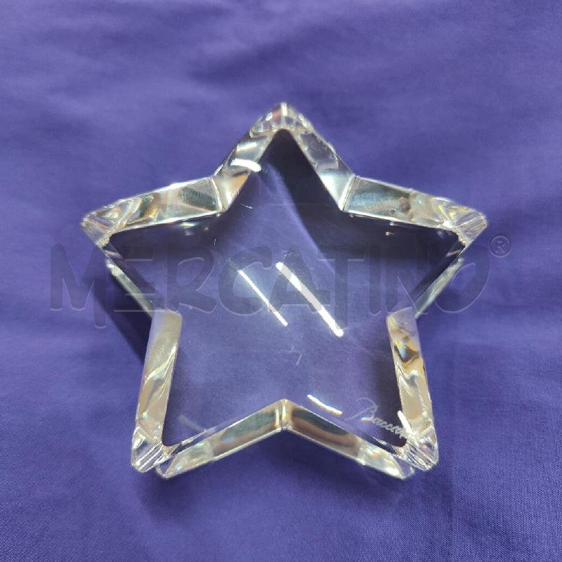 STELLA CRISTALLO BACCARAT ETOILE ZINZIN TRASPARENTE | Mercatino dell'Usato Manduria 1