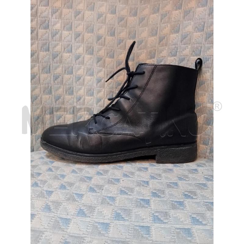 STIVALETTI DONNA 41 CLARKS PELLE NERI ALLACCIATI | Mercatino dell'Usato Manduria 3