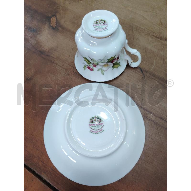 TAZZA ROYAL ALBERT MESE DICEMBRE + PIATTINO  | Mercatino dell'Usato Manduria 4