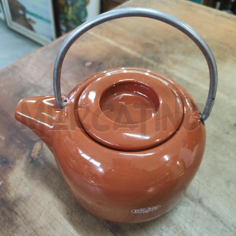 TEIERA CERAMICA FRANCO POZZI PRIMALUNA DES. AMBROGIO POZZI RUGGINE | Mercatino dell'Usato Manduria 2
