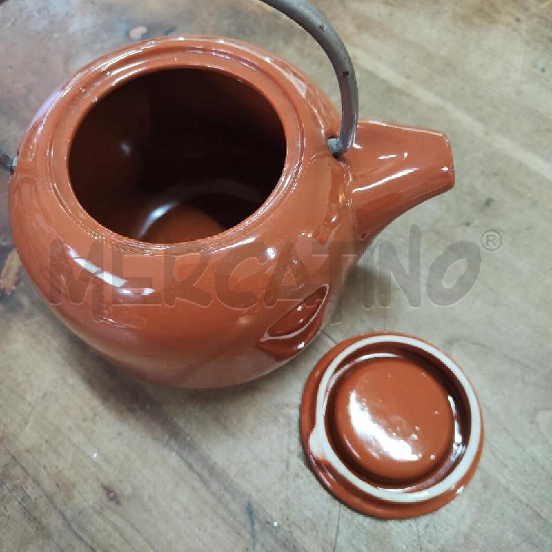 TEIERA CERAMICA FRANCO POZZI PRIMALUNA DES. AMBROGIO POZZI RUGGINE | Mercatino dell'Usato Manduria 4