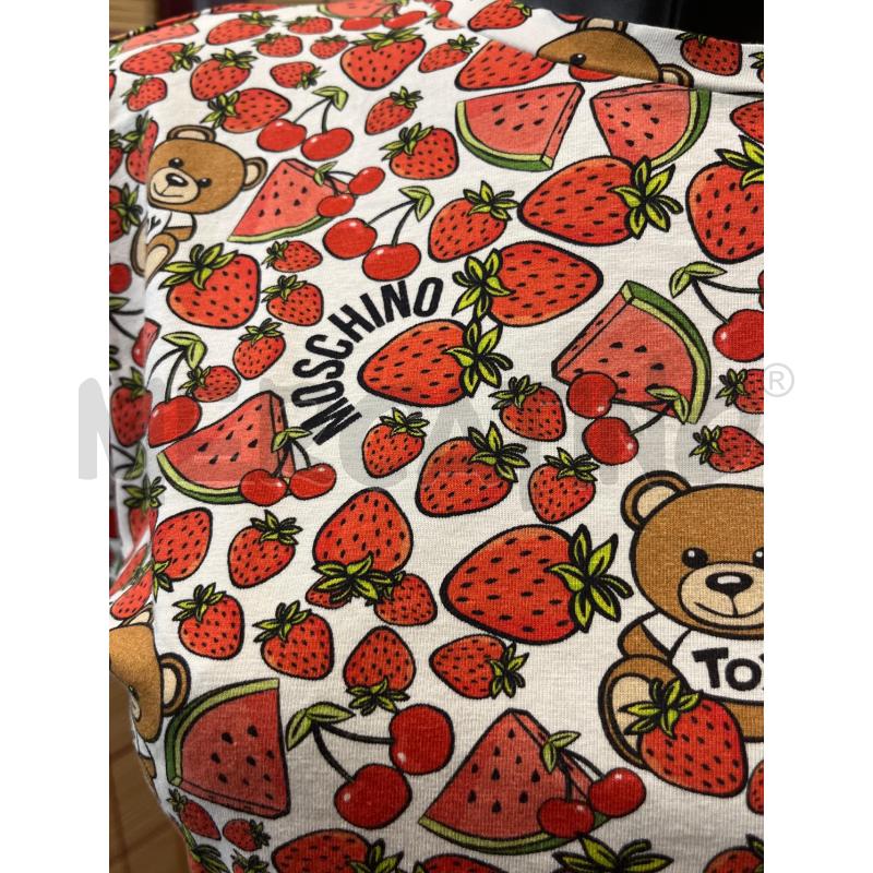 T SHIRT DONNA MOSCHINO FRAGOLE ORSETTI  | Mercatino dell'Usato Manduria 3